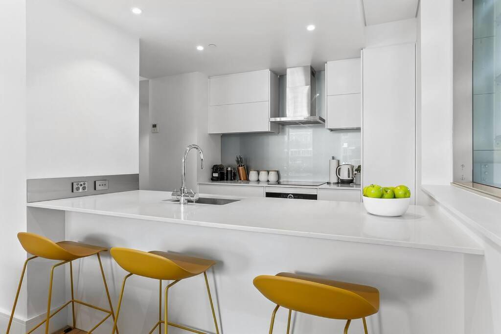 オークランドElegant & Sunny Living With Stunning Marina Viewsアパートメント エクステリア 写真