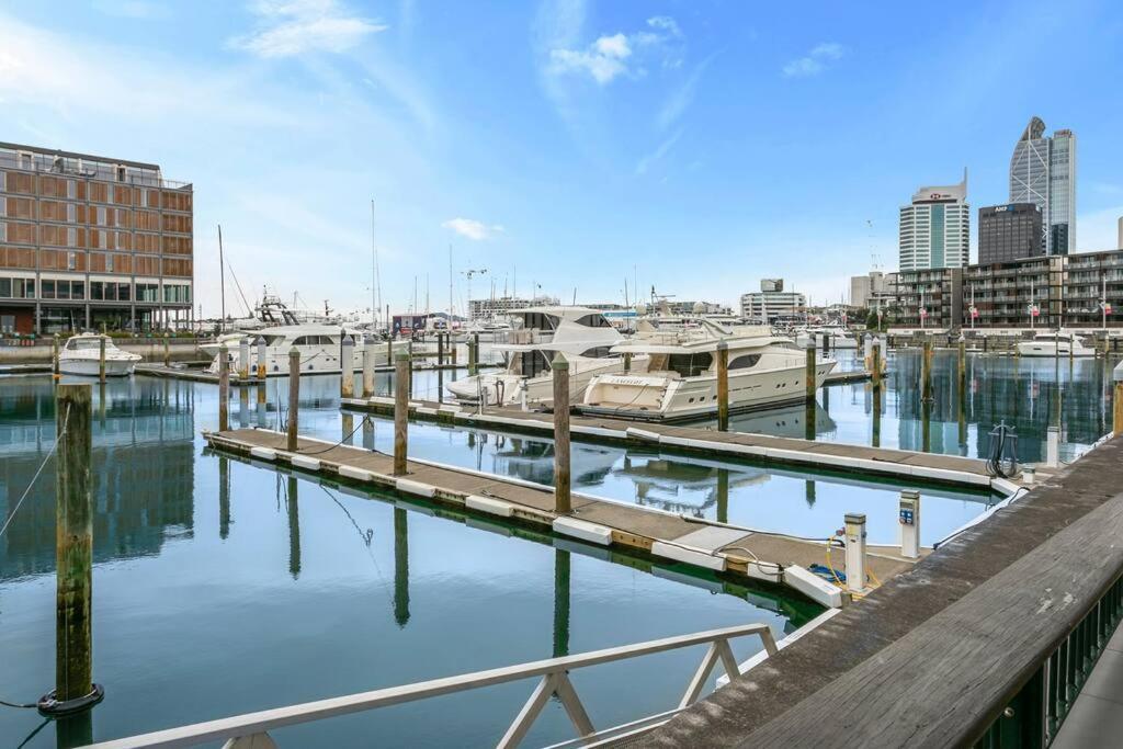 オークランドElegant & Sunny Living With Stunning Marina Viewsアパートメント エクステリア 写真